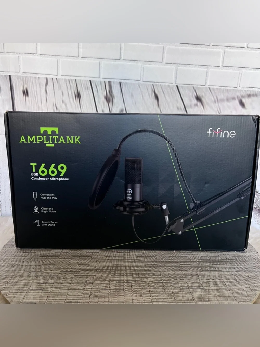 ✅ FIFINE T669 USB Studio Condenser Microphone Kit with Adjust